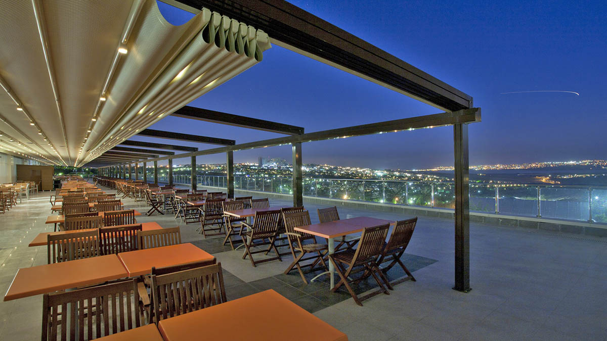 Retractable Fabric Roof Awning Systems
