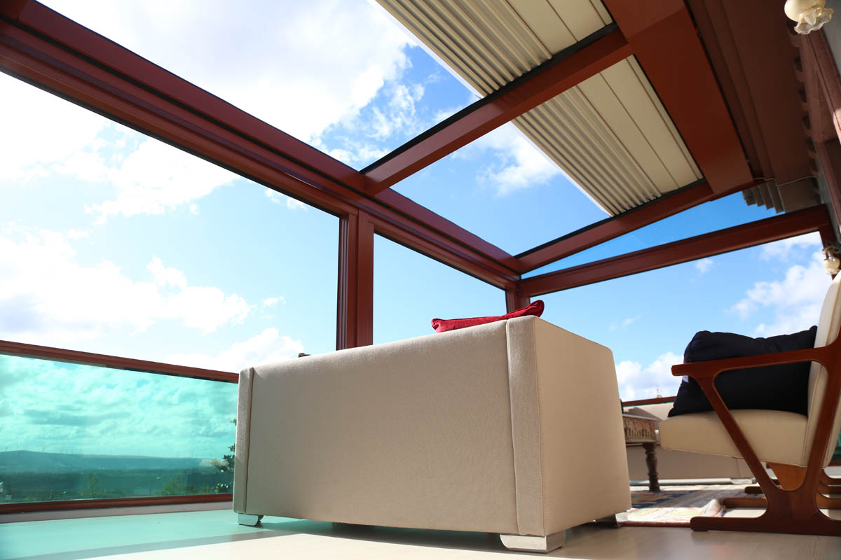 Retractable Louvre Roof System Pitched System