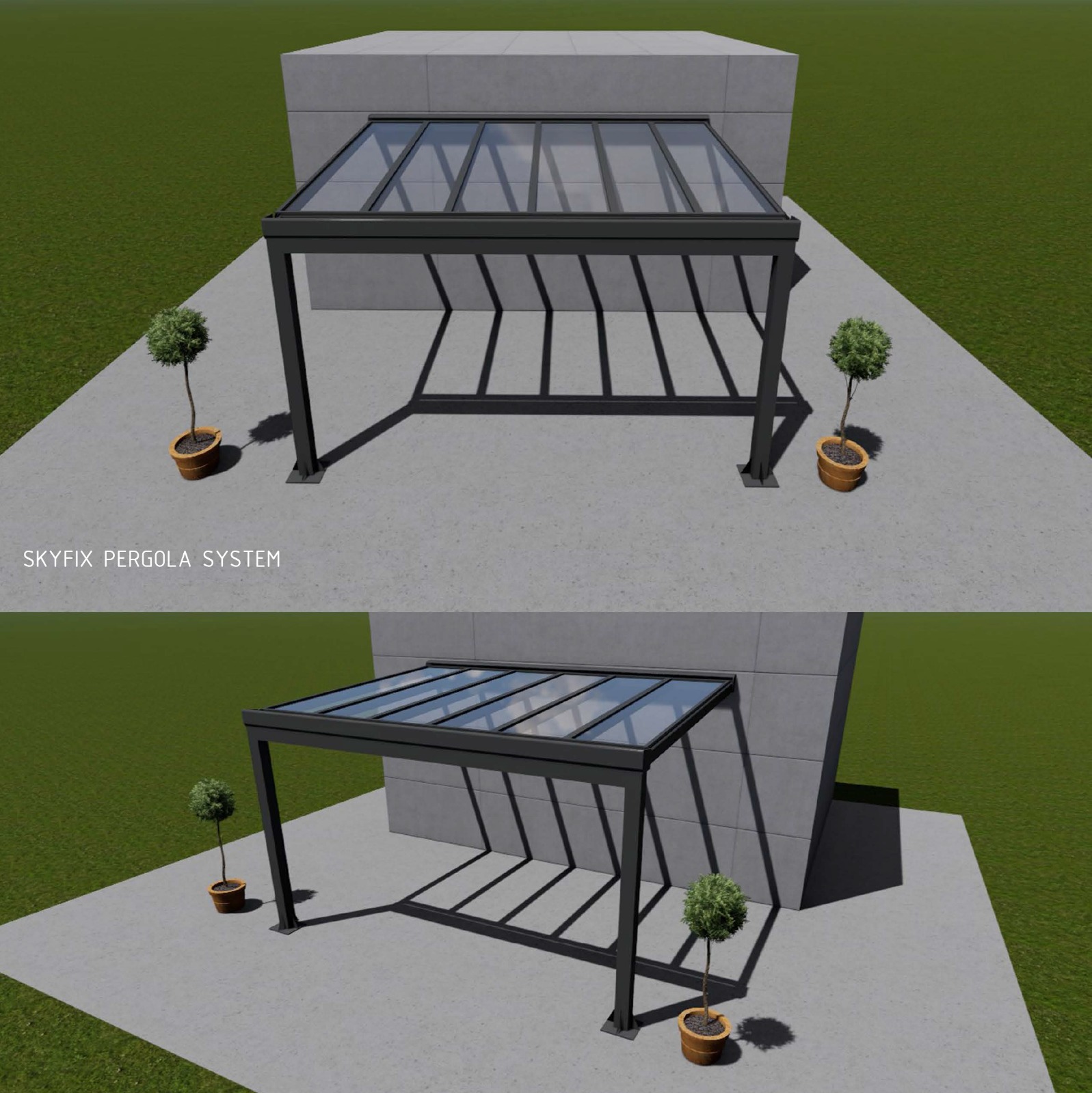 Glass Winter Garden Structures Outdoor Heating Parasols External Venetian Retractable Motorised Roof Pergola Awning London Commercial Architecture Outdoor