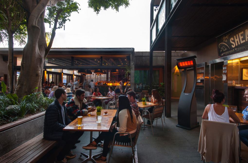 Outdoor Heating Parasols External Venetian Retractable Motorised Roof Pergola Awning London Commercial Architecture Outdoor