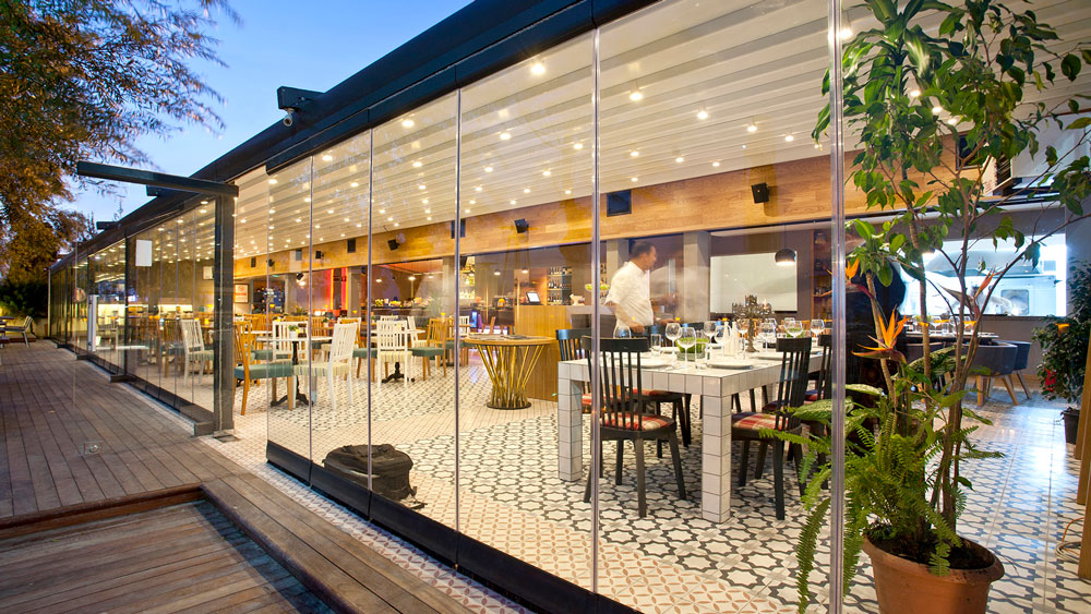 Retractable Fabric Roof Awning Systems