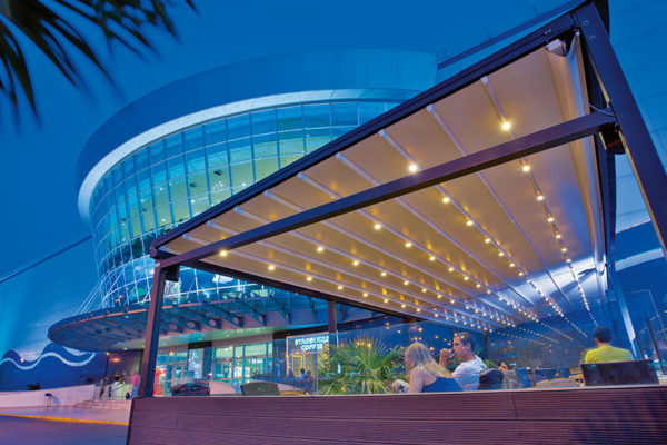 Retractable Fabric Roof Awning Systems
