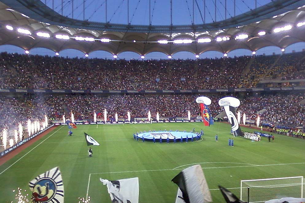 Arena National Bucharest retractable roof stadium Romania