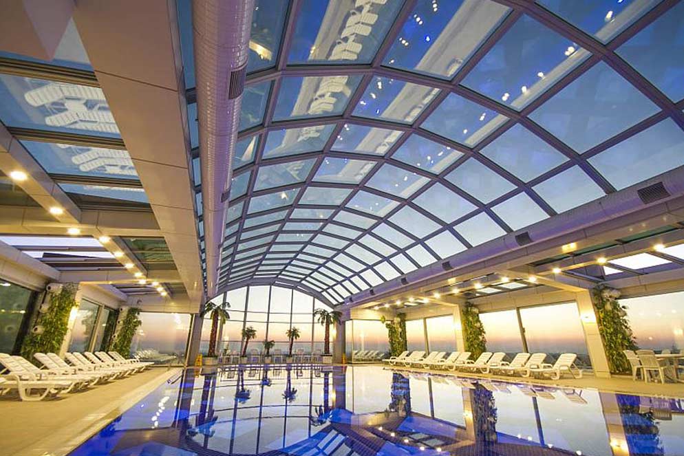 retractable solaglide glass roof