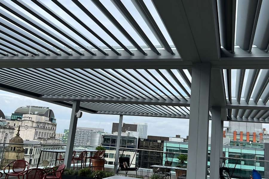retractable louvre roof york street manchester