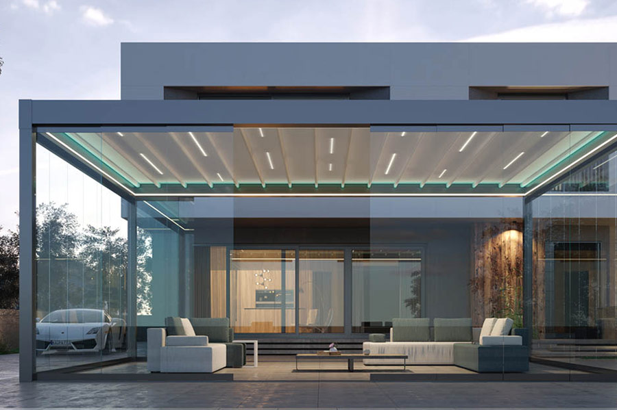 retractable roof driveway